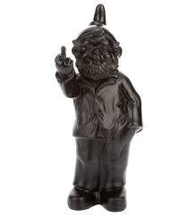 Gnome with Finger Black