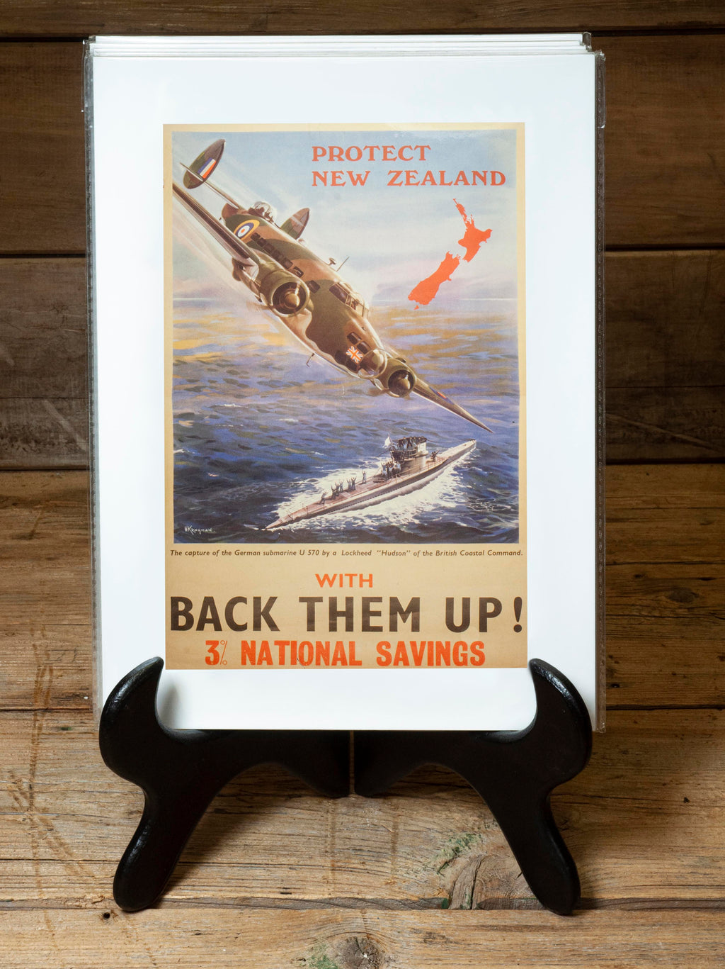 Back Them Up Bomber NZ A4 Print