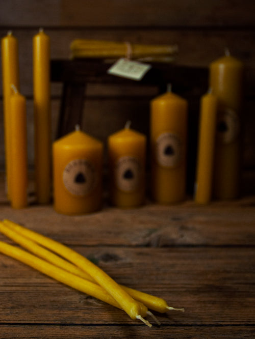 Beeswax Candles Junk & Disorderly NZ