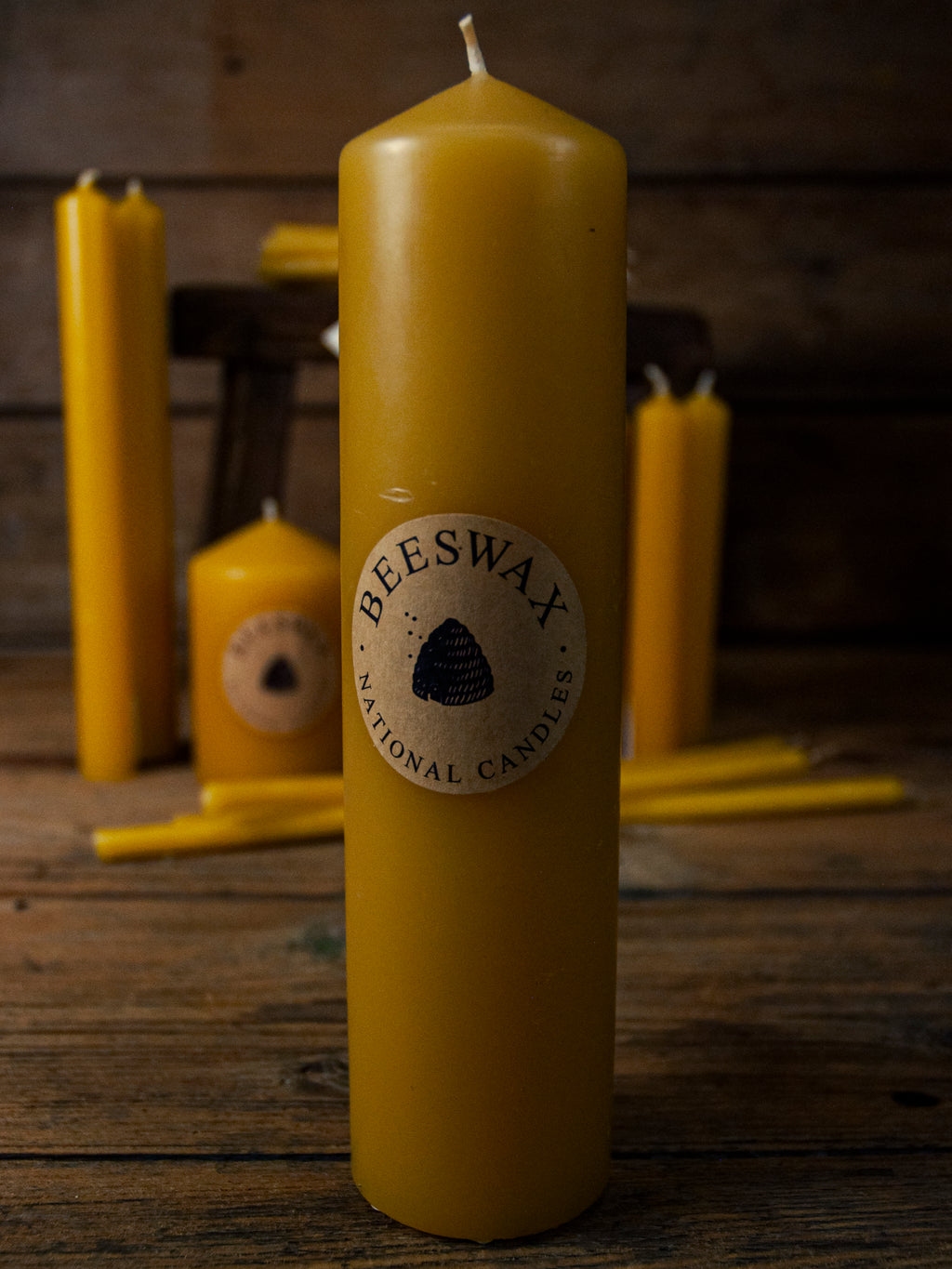 Beeswax Pillar Candle - 50 x 200mm