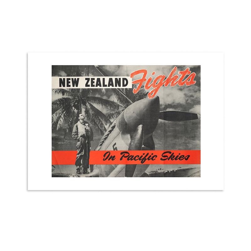 Pacific Skies War NZ A4 Print
