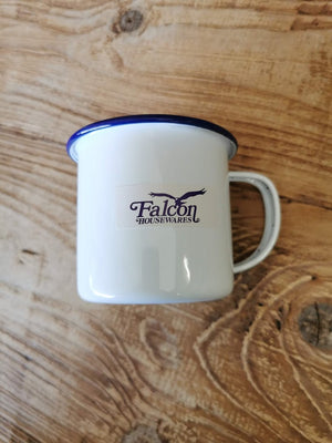 Falcon Dishy Mug 350ml White/Blue