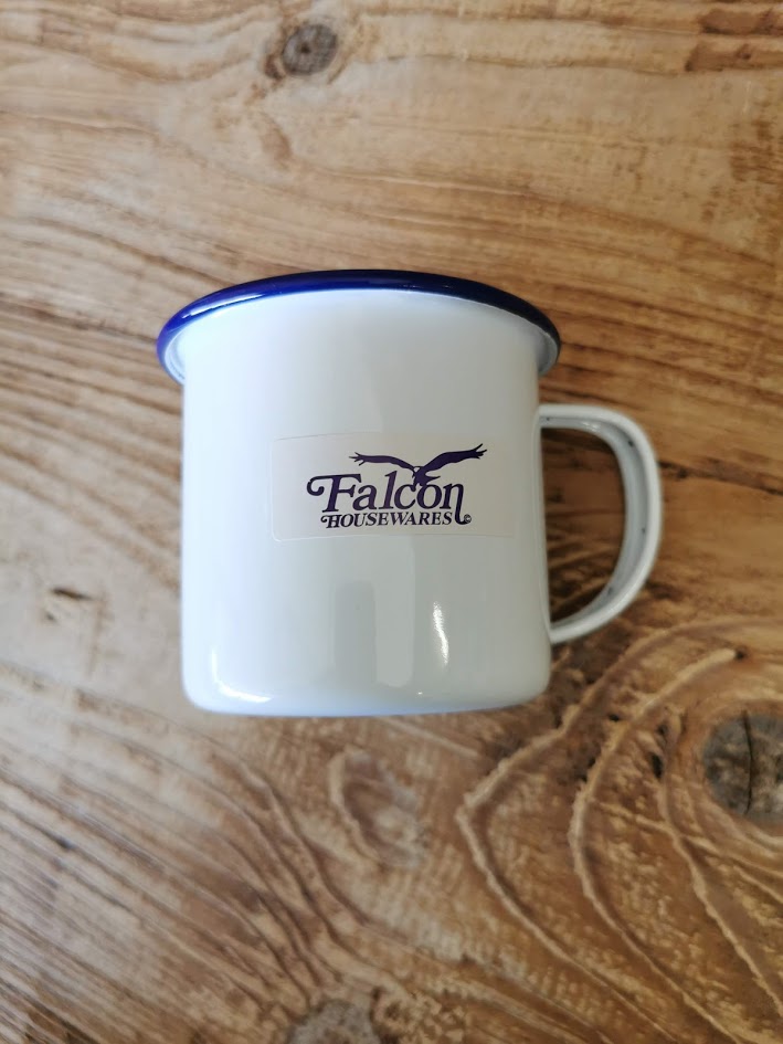 Falcon Dishy Mug 350ml White/Blue