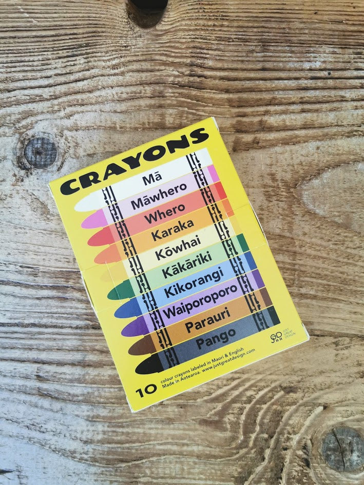 Te Reo Crayons
