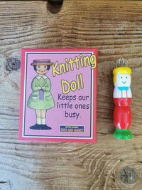 Retro Knitting Doll
