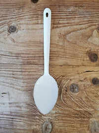 Dishy Enamel Serving Spoon 30cm white