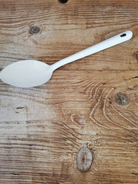 Dishy Enamel Serving Spoon 30cm white