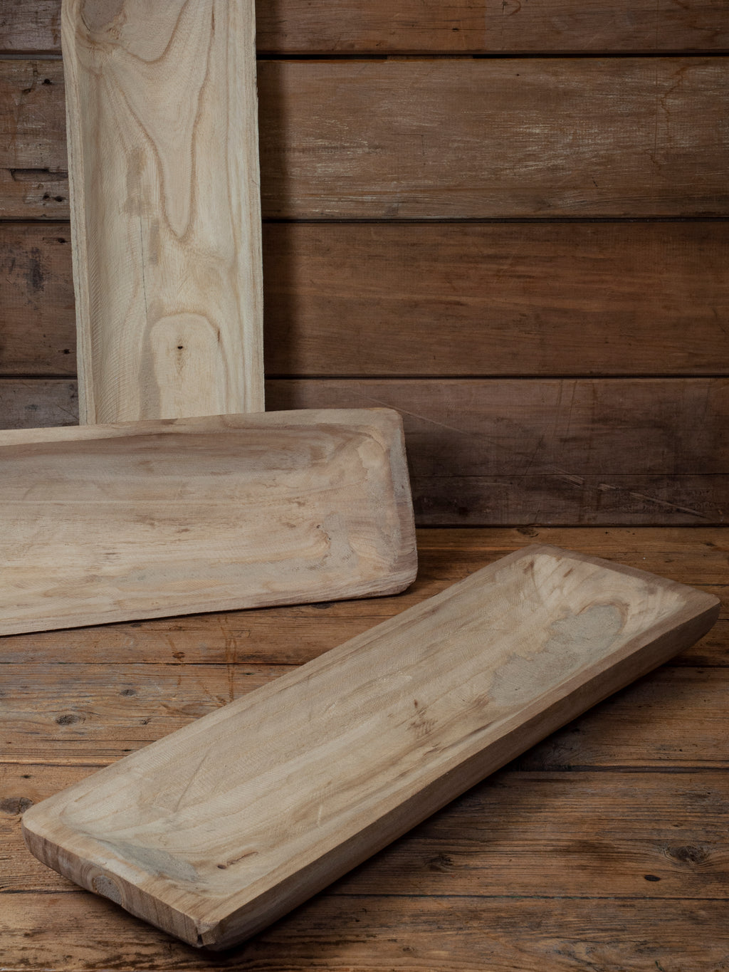 Long Wooden Platters