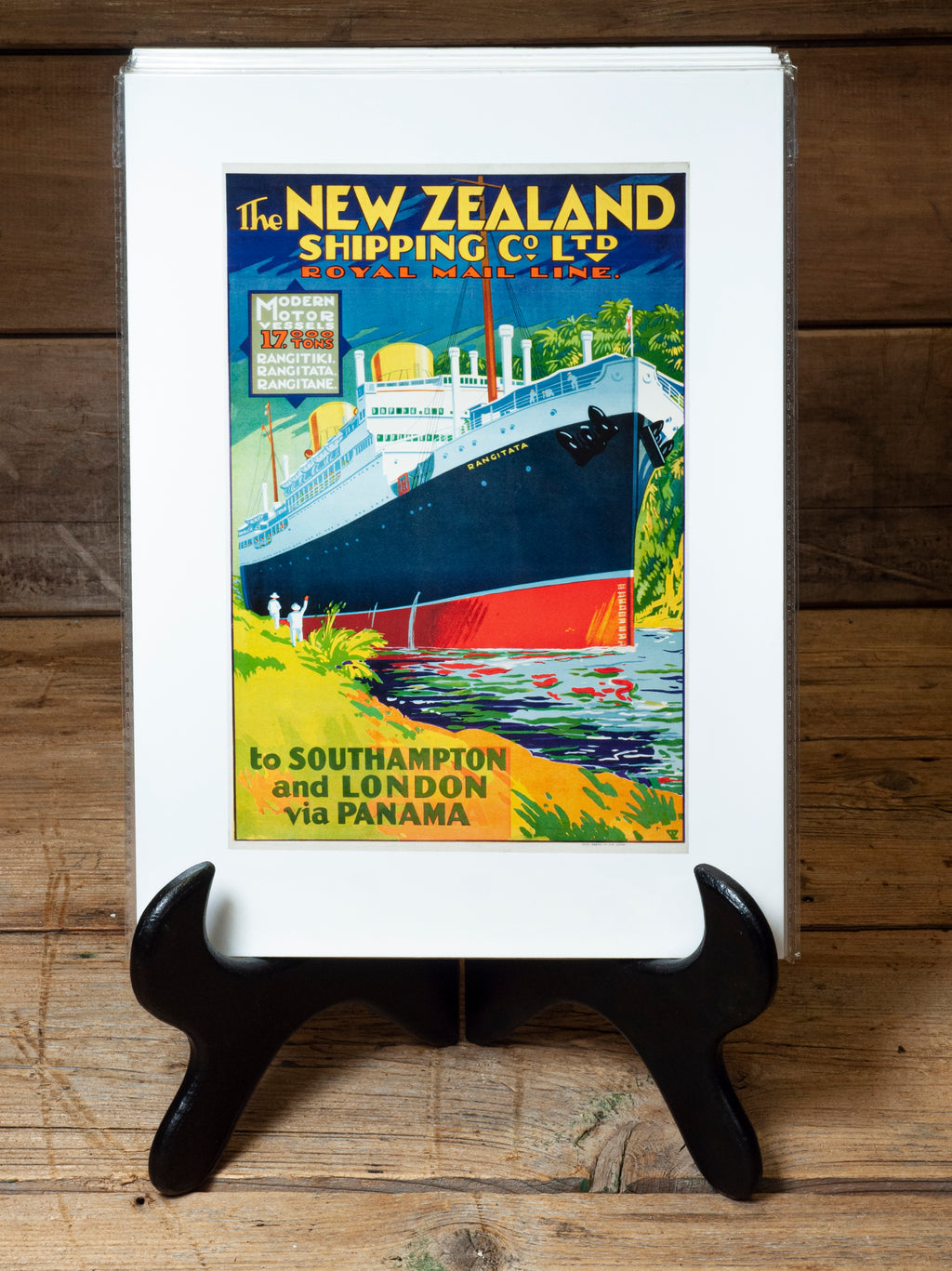 Royal Mail Line NZ A4 Print