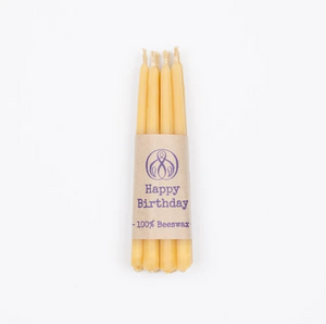Beeswax Candles - 10 x  (9mm x 150mm)
