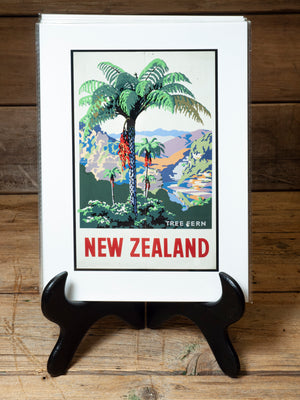 Tree Fern NZ A4 Print