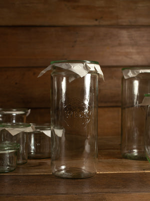 Weck | Cylinder Jar with Glass Lid | 1040ml