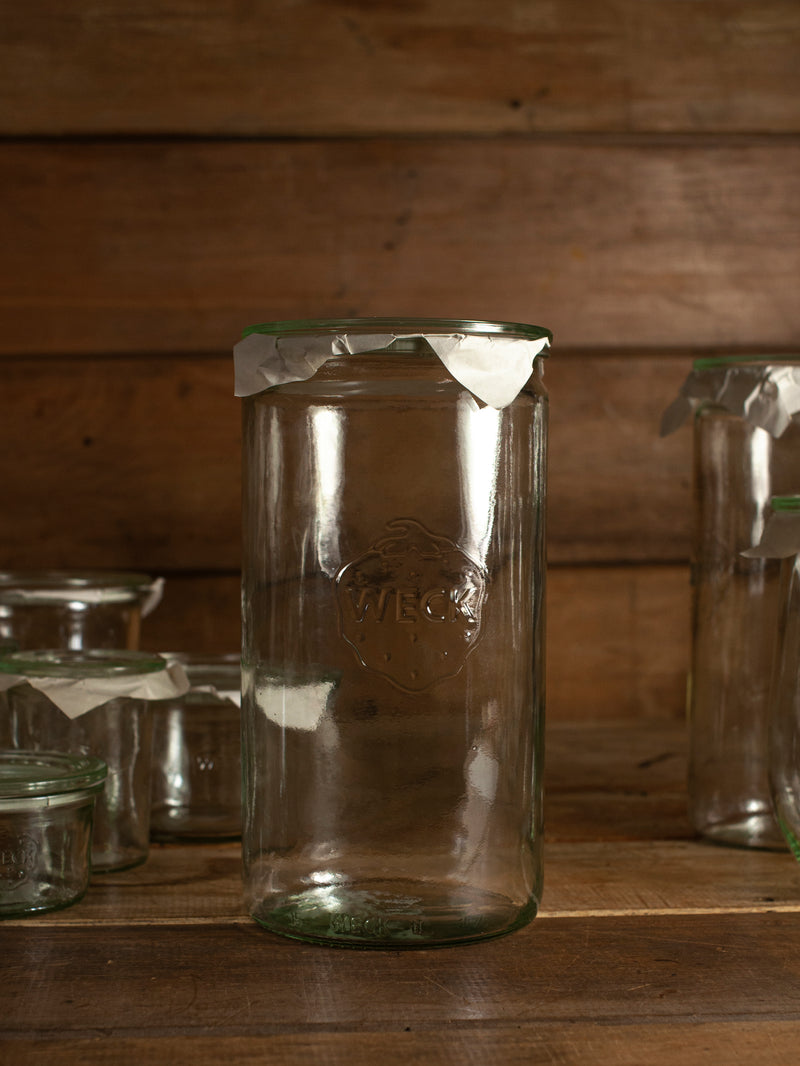 Weck | Cylinder Jar with Glass Lid | 1590ml