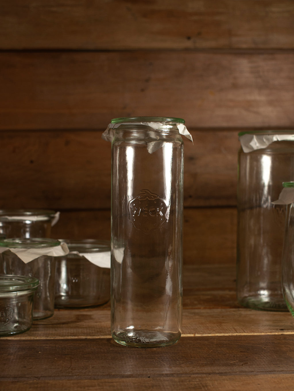 Weck | Cylinder Jar with Glass Lid | 600ml