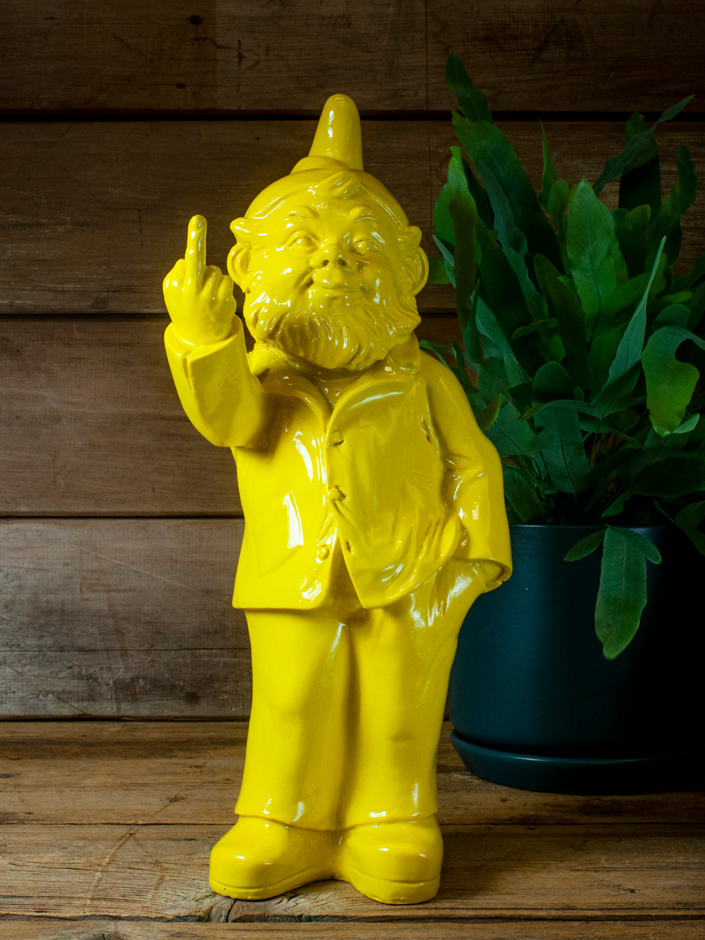 Gnome with Finger Yellow