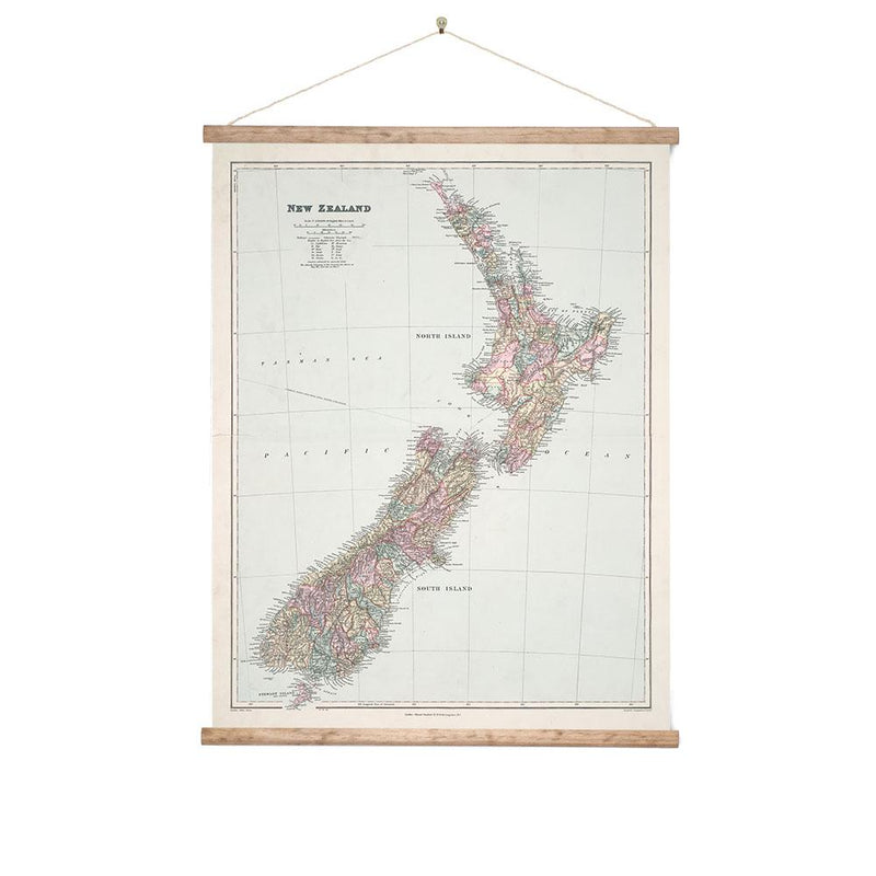 Map of New Zealand - Large - 800mm